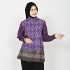 blouse motif songket kombinasi wanita